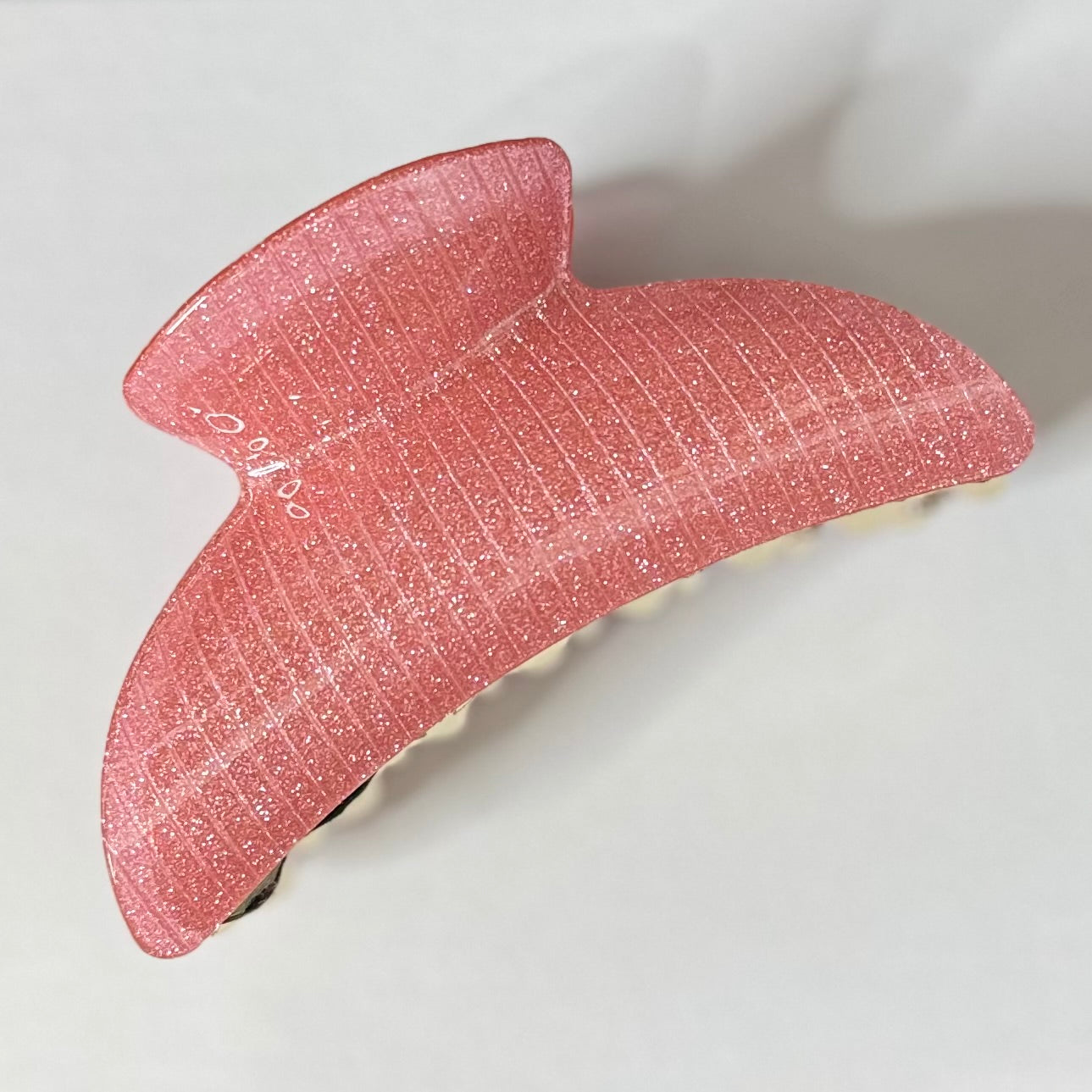 Sparkly Hair Claw Assorted Colours - Pink Glitter Design for Stylish Hair Accessory
