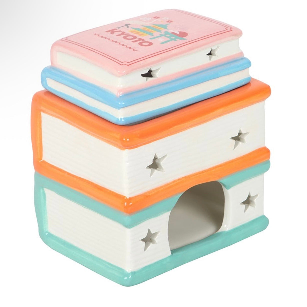 Travel Book Stack Oil Burner & Wax Warmer