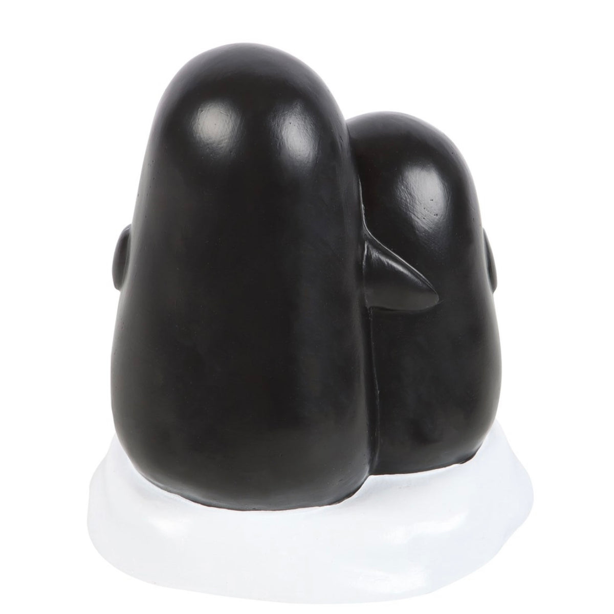 Snuggle Season Resin Penguin Ornament