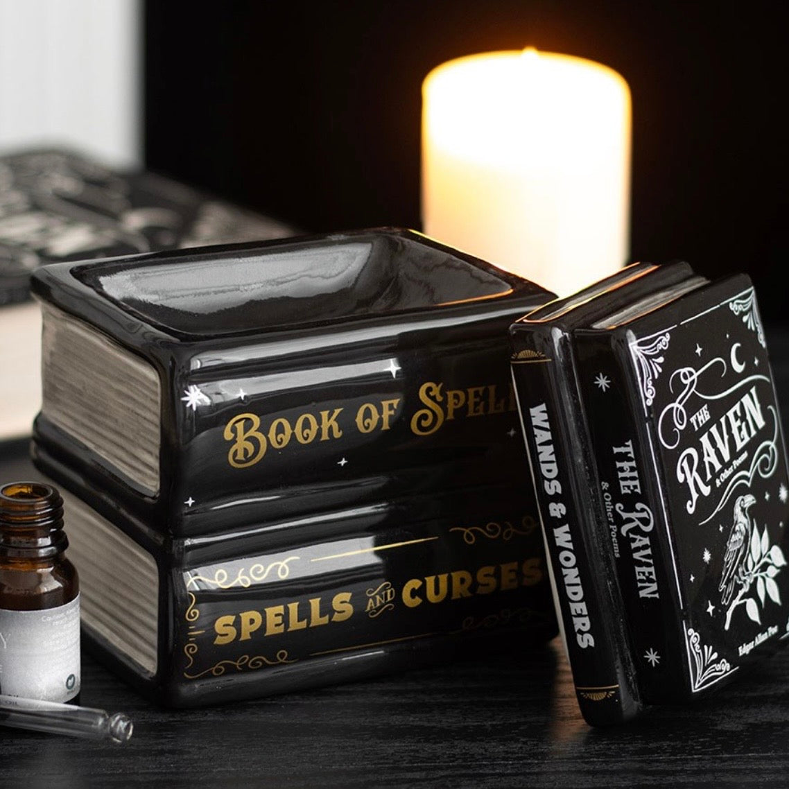Book Of Spells Wax Warmer & Oil Burner