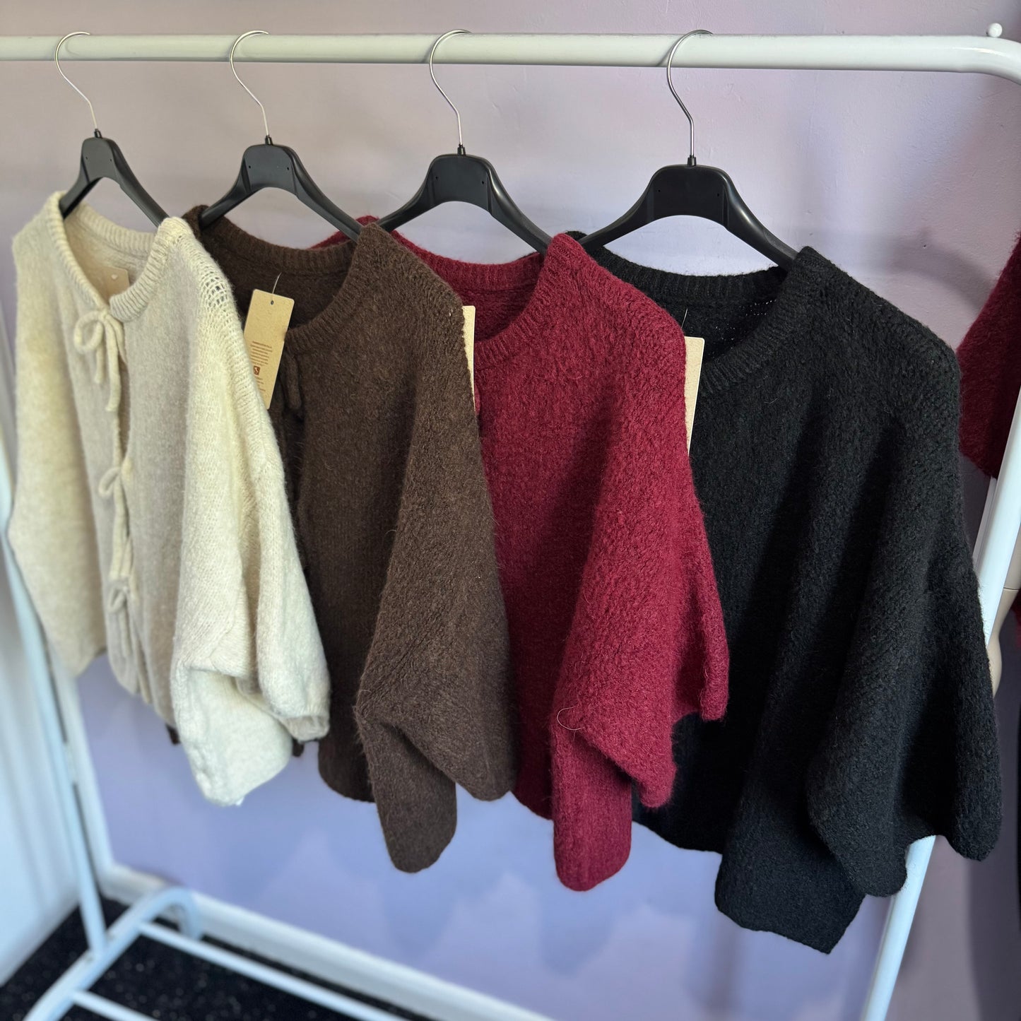 Luna - Tie Up 3/4 Length Knitted Cardigan!