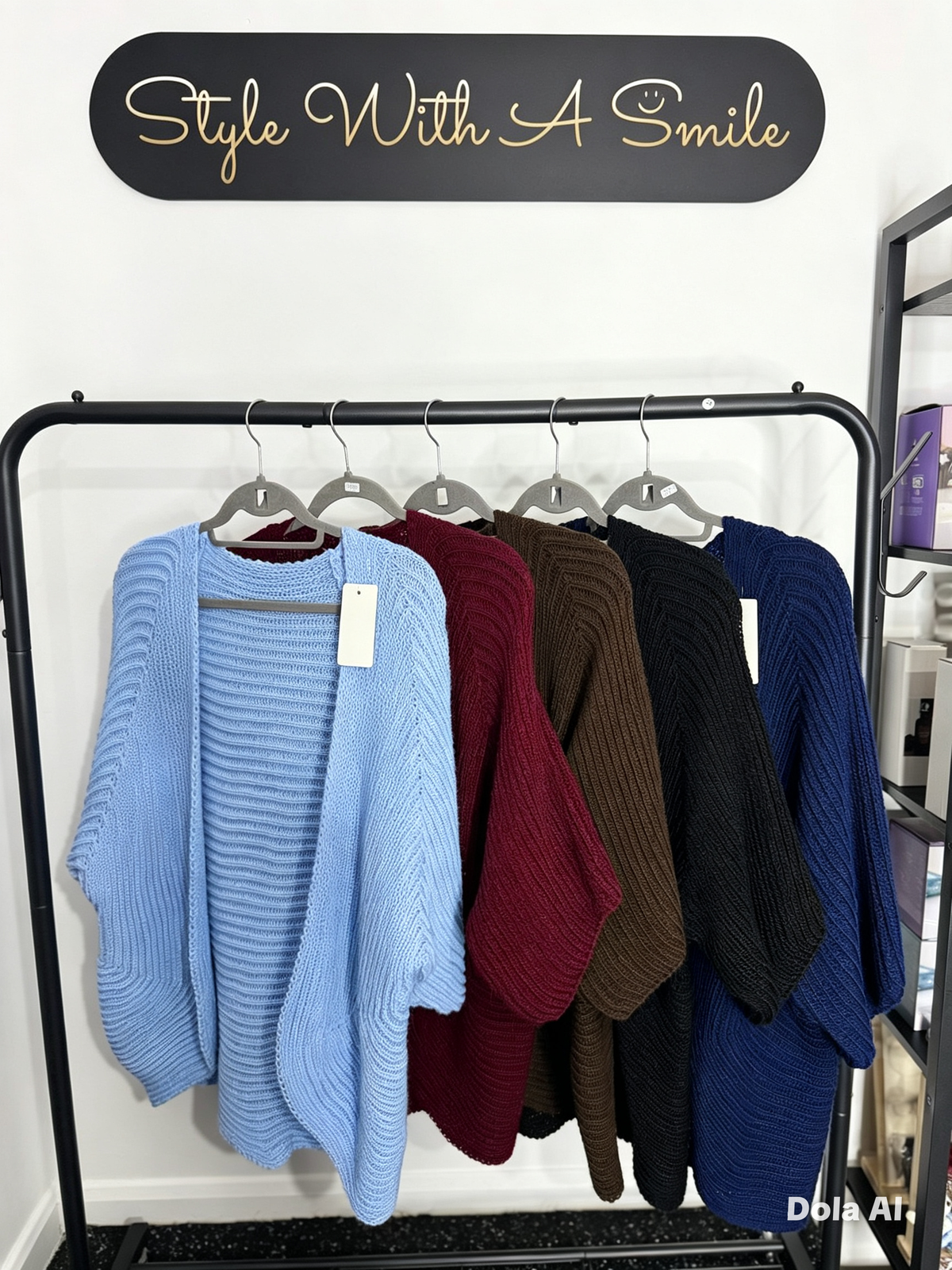 Clara - 3/4 Sleeve Knitted Cardigan