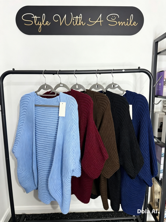 Clara - 3/4 Sleeve Knitted Cardigan