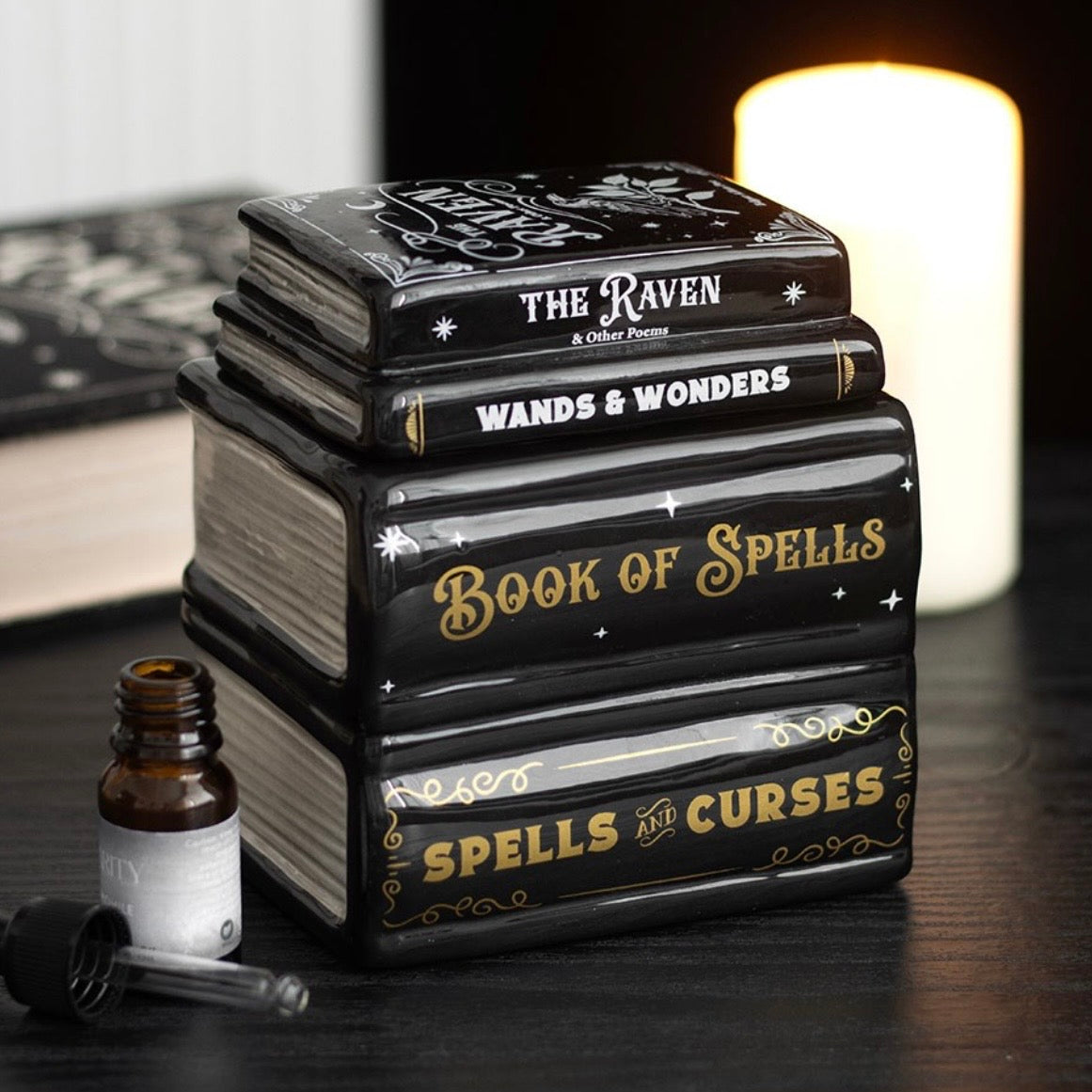 Book Of Spells Wax Warmer & Oil Burner