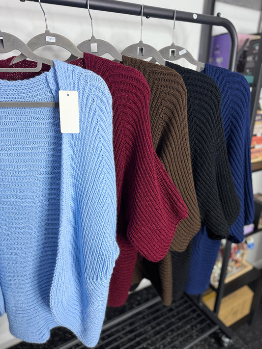 Clara - 3/4 Sleeve Knitted Cardigan