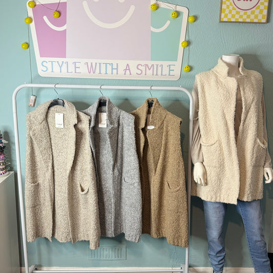 Mona - Soft Knit Chunky With Pockets -  Womenswear Knitwear.