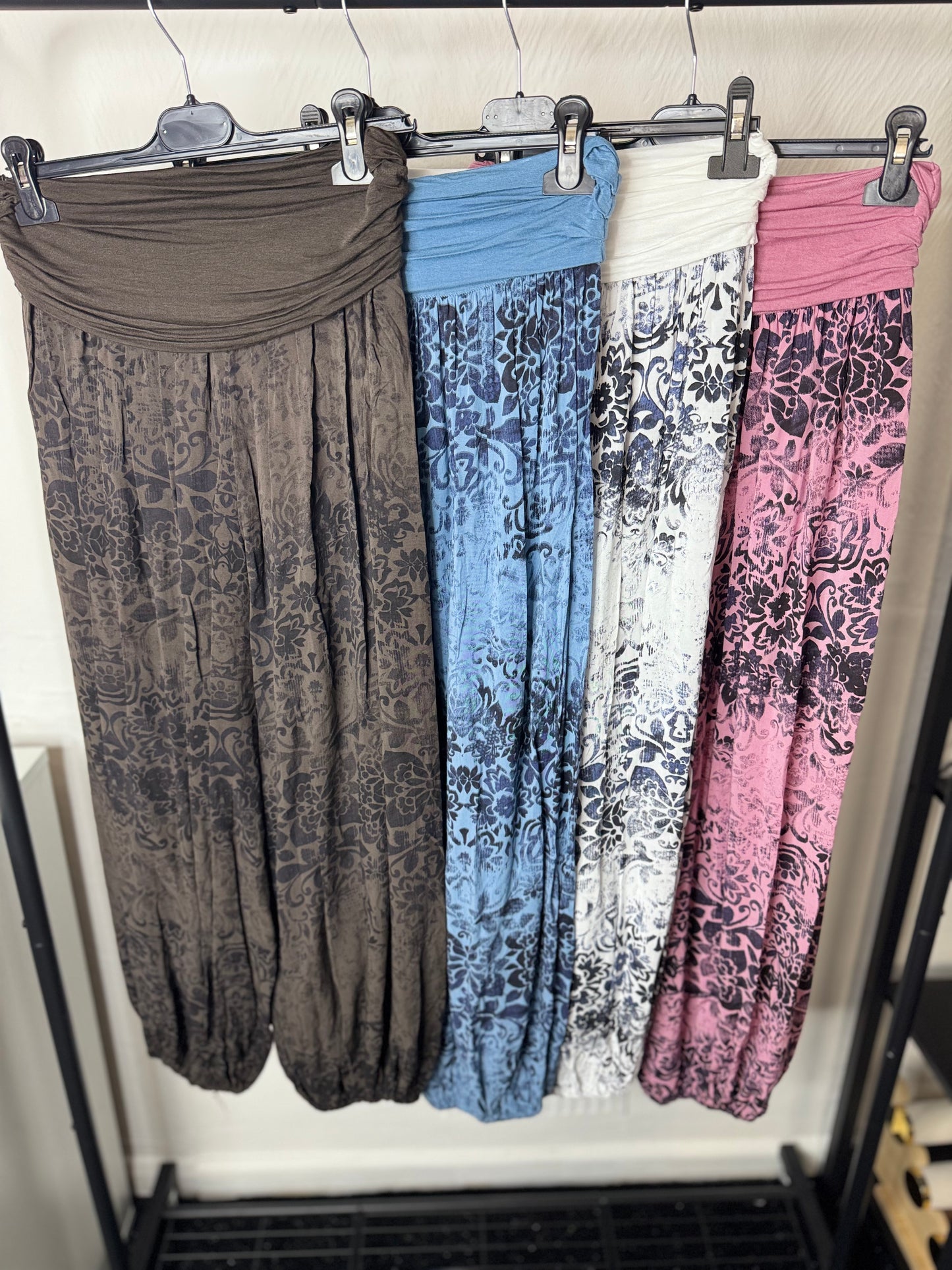 Sabrina - Floral Print Harem Trousers