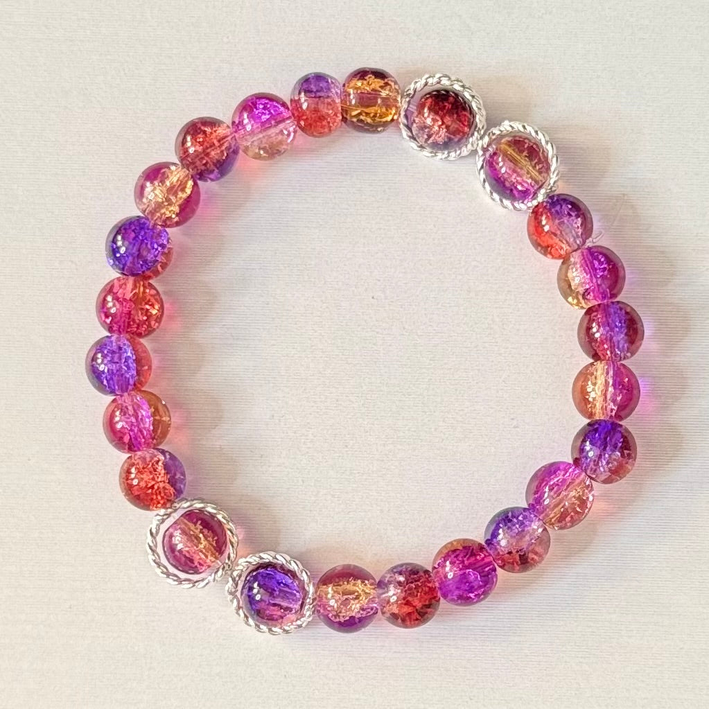 Exclusive Elasticated Beaded Bracelets - personalised available.
