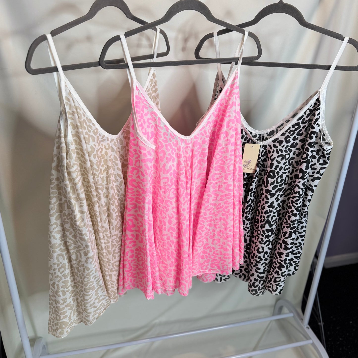 Sarah - Leopard Print Cami Vest