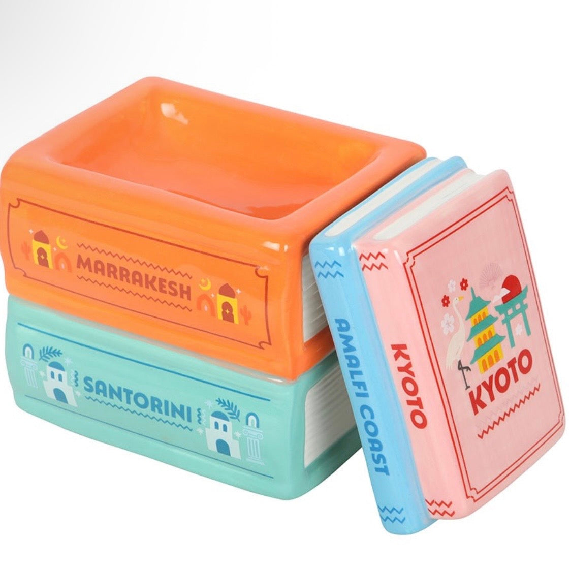 Travel Book Stack Oil Burner & Wax Warmer
