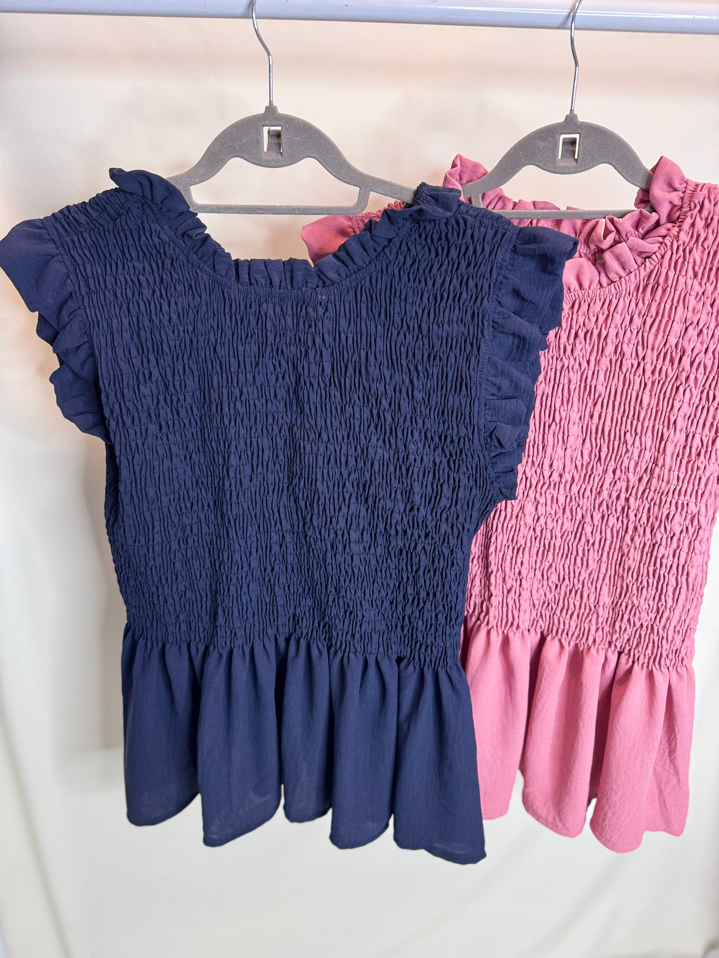 Sophia / Ruffle Detailing Peplum Frill Top