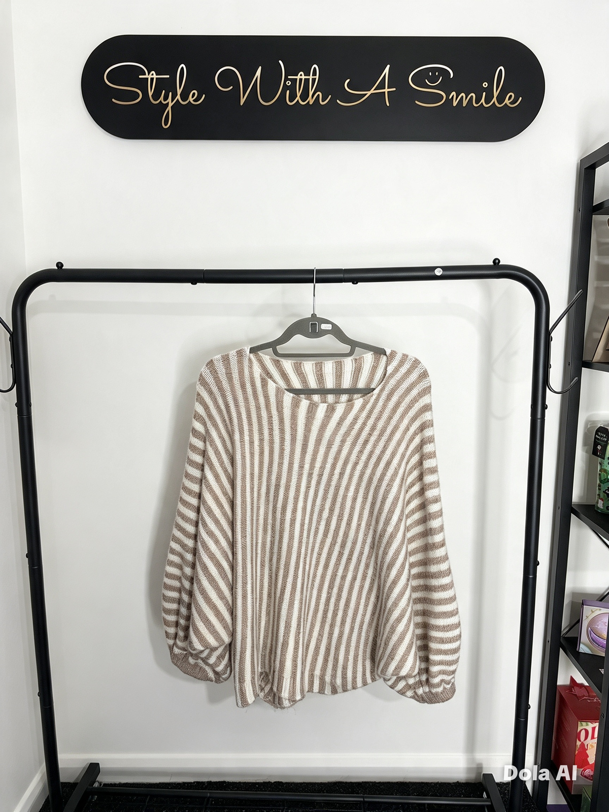 Addison - Stripe Oversized Jumper