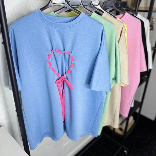 Alice - Lace Heart Detail Tee