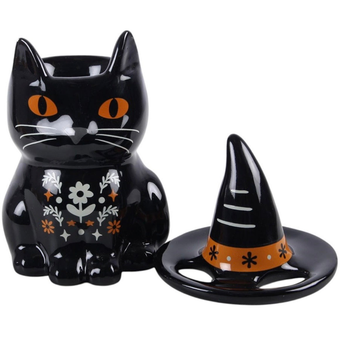 Frightful Folk Black Cat Oil Burner