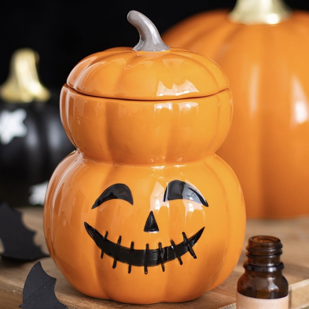 Stacked Pumpkin Oil Burner & Wax Warmer