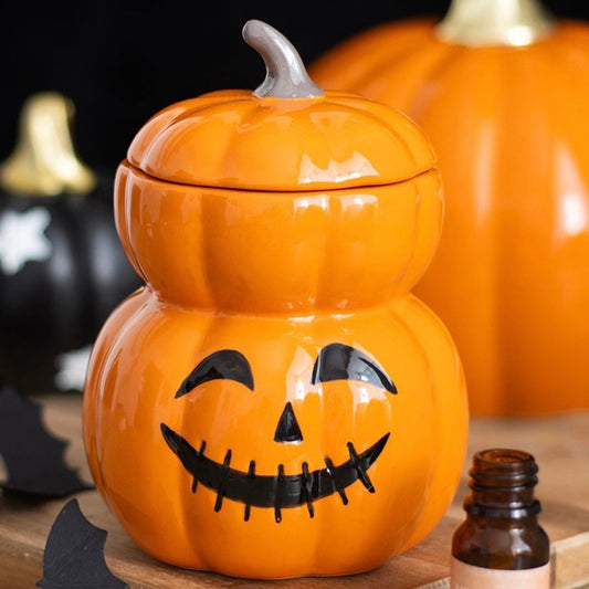 Stacked Pumpkin Oil Burner & Wax Warmer