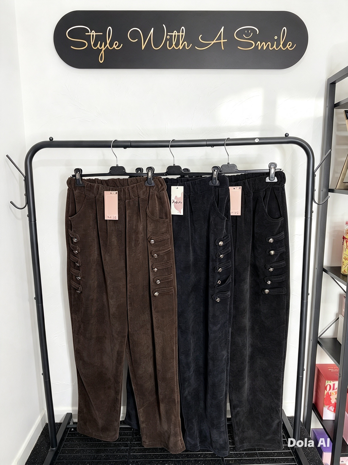 Heidi - Cord Military Trousers