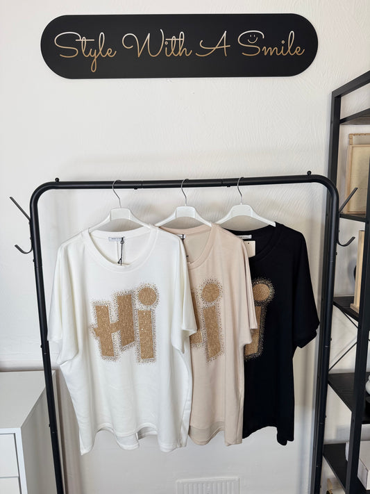 Kayleigh - Hi Style Detailed T Shirt