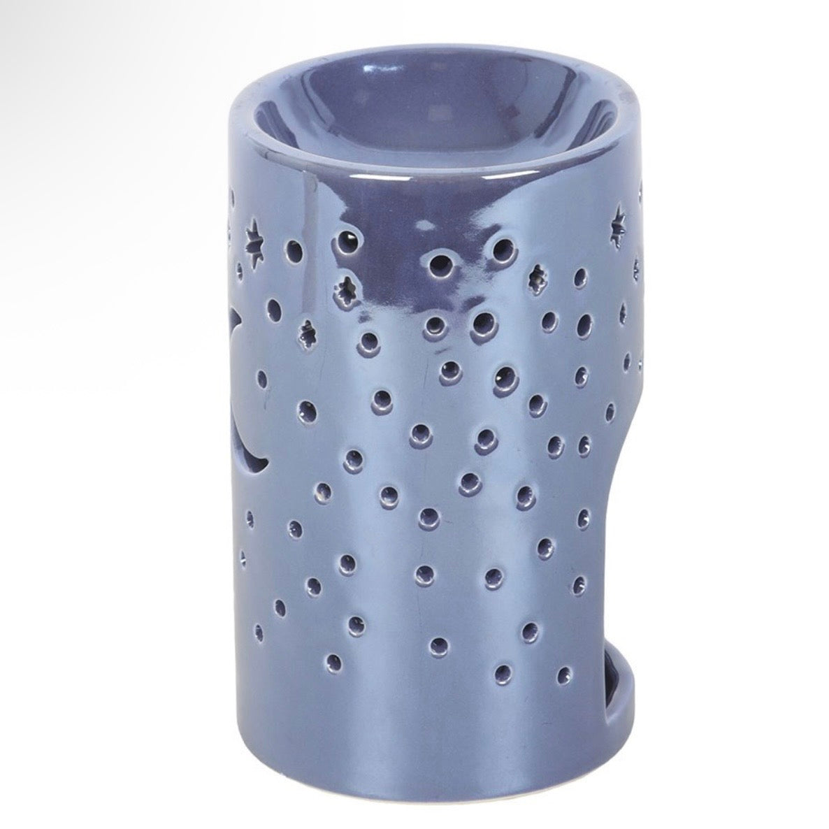 Iridescent Moon Pillar Oil Burner & Wax Warmer