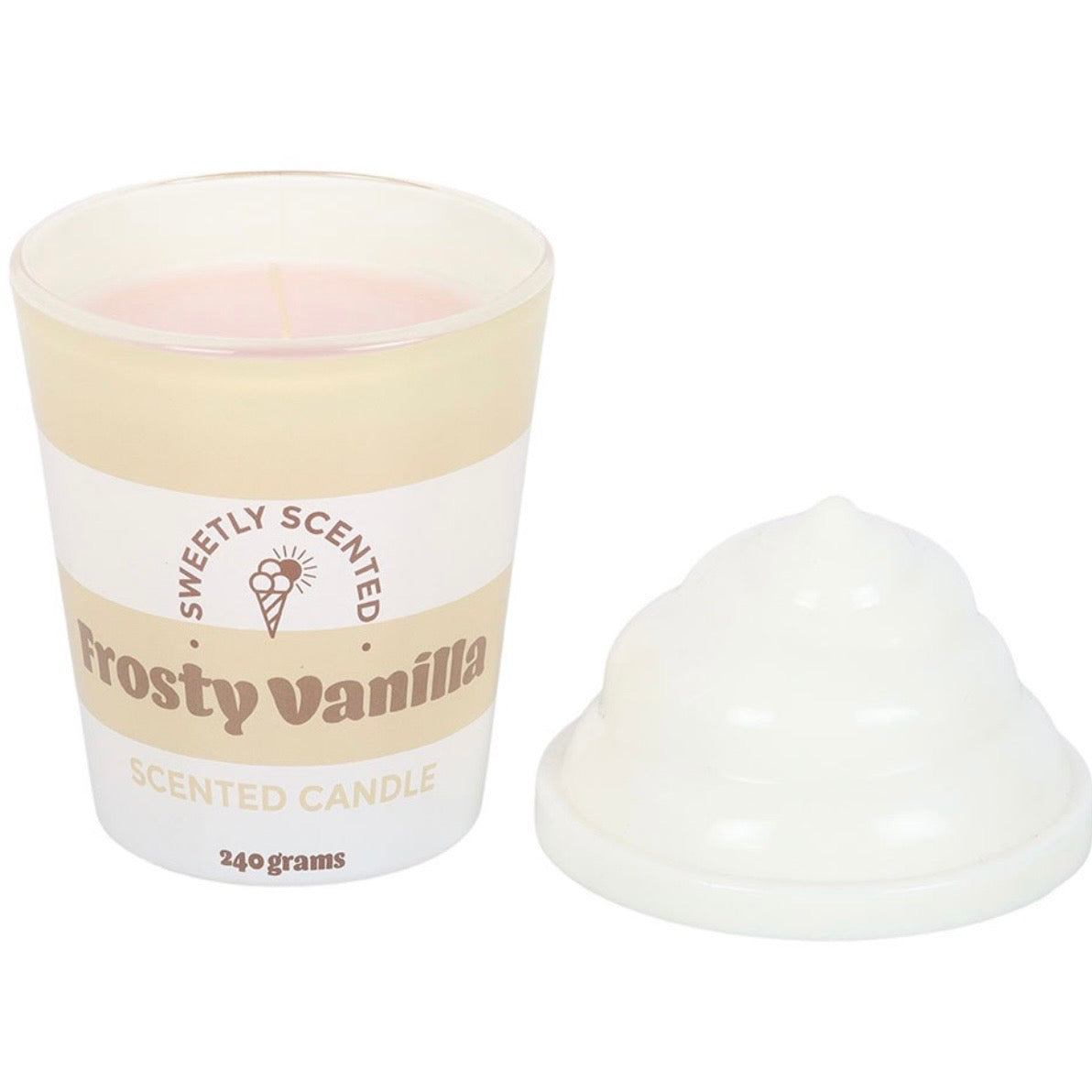 Frosty Vanilla Ice Cream Scented Candle