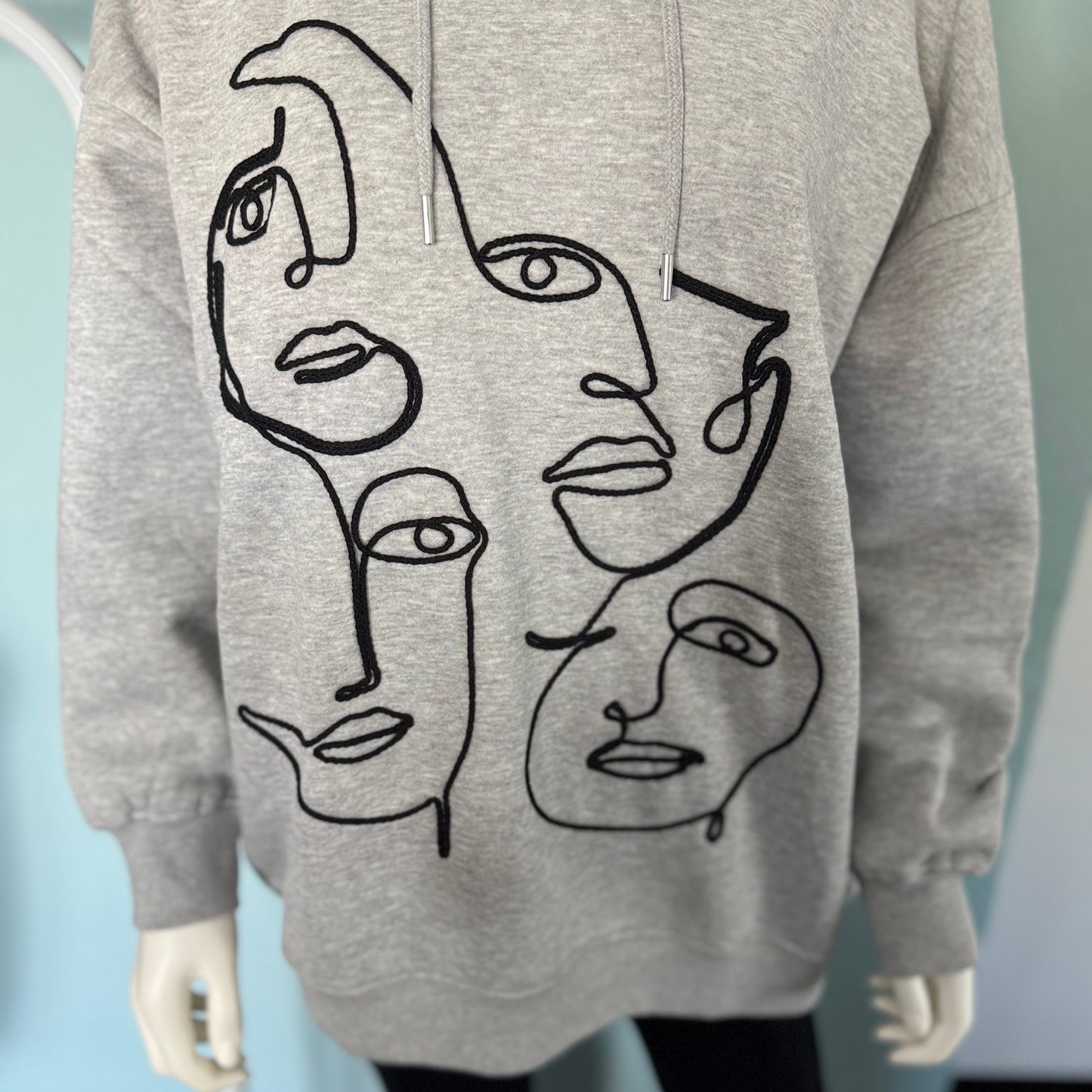 Lottie - Oversized Hoodie -  Womenswear Long Sleeve Pullover Sweatshirts.