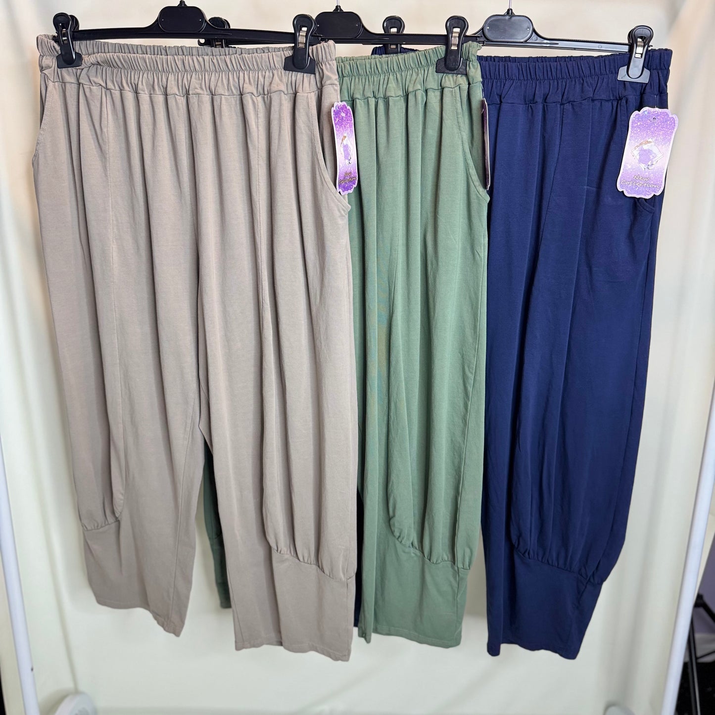 Drew - Harem Style Barrel Leg Trouser