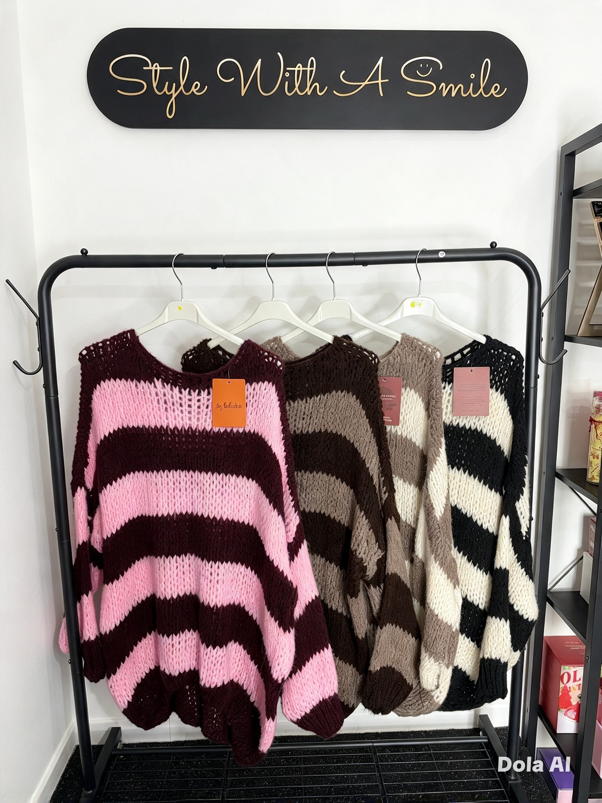 Shay - Chunky Knit Stripe Jumper