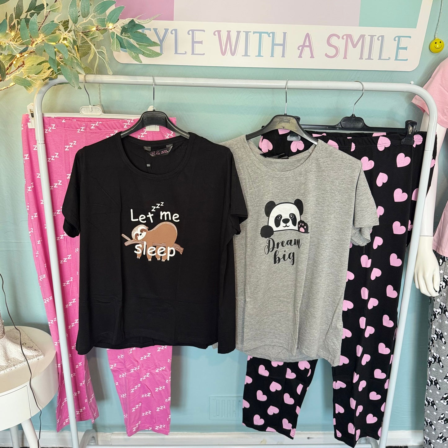 Assorted Designs Pyjamas - Nightwear Womenswear Shortsleeve.