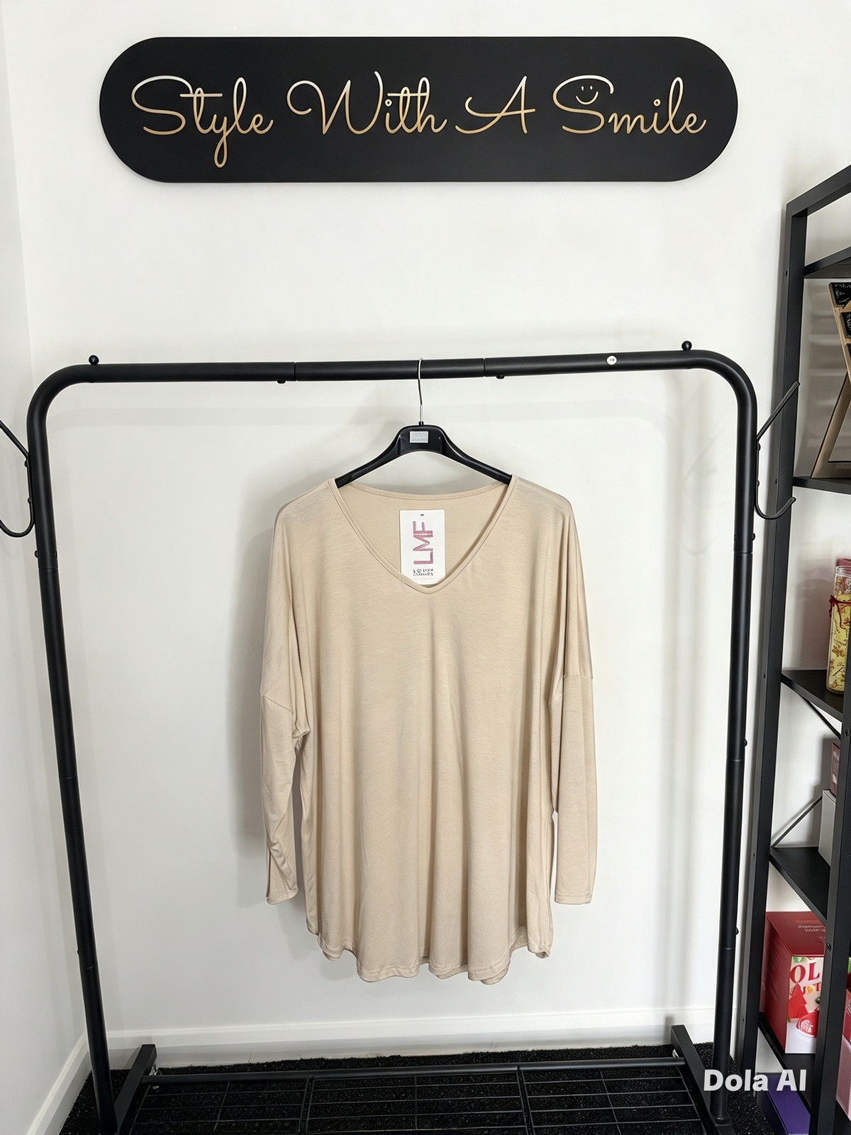 Stella - V Neck Long Sleeve Basic