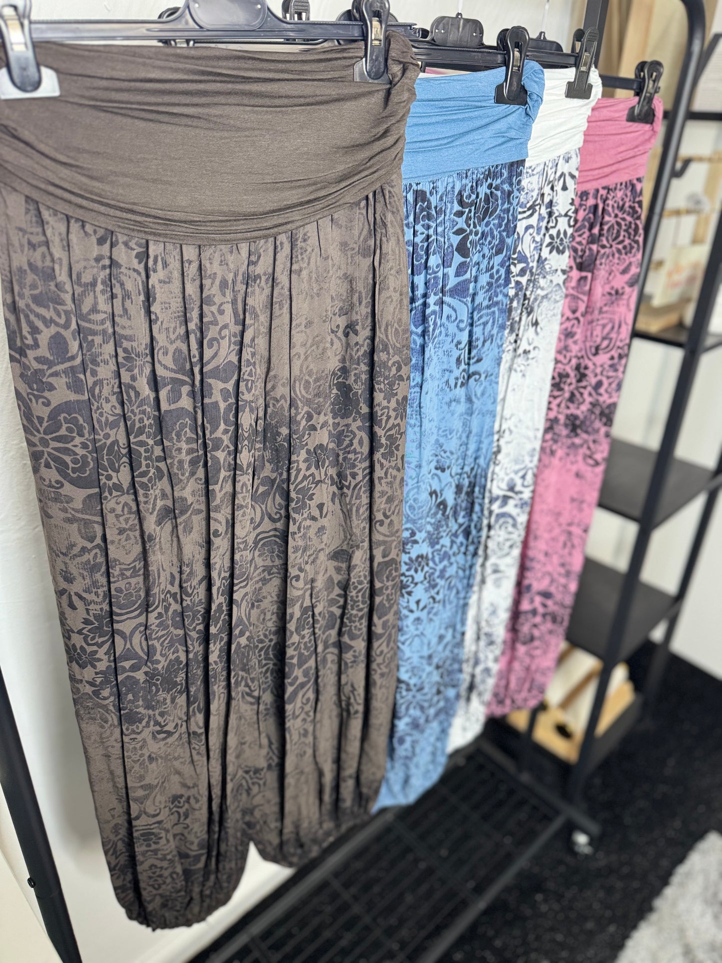 Sabrina - Floral Print Harem Trousers
