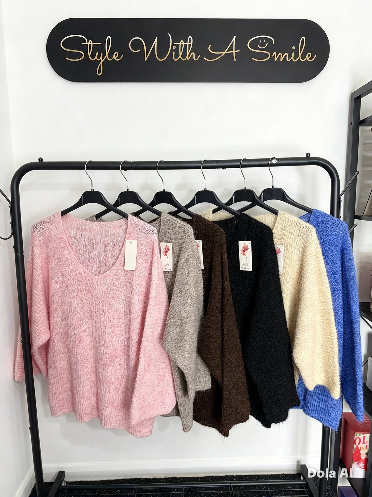 Maxine - Plain Knit Jumper