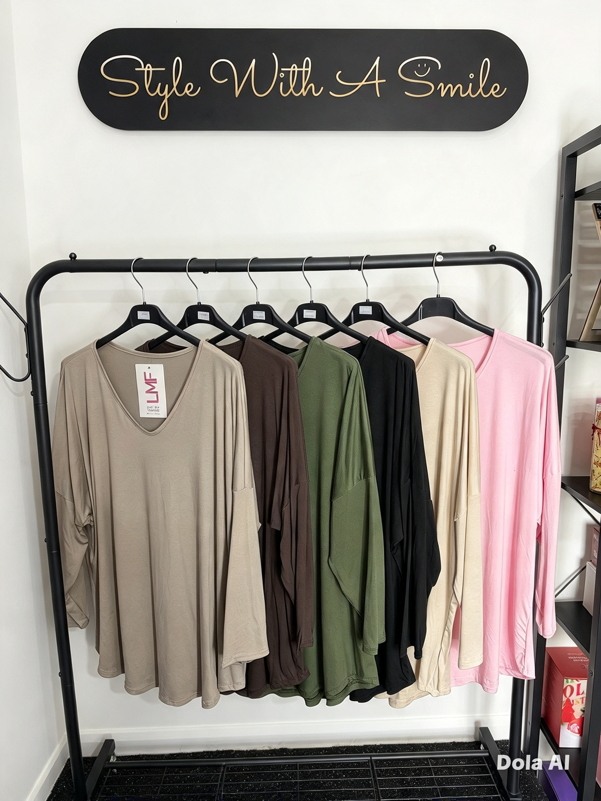 Stella - V Neck Long Sleeve Basic