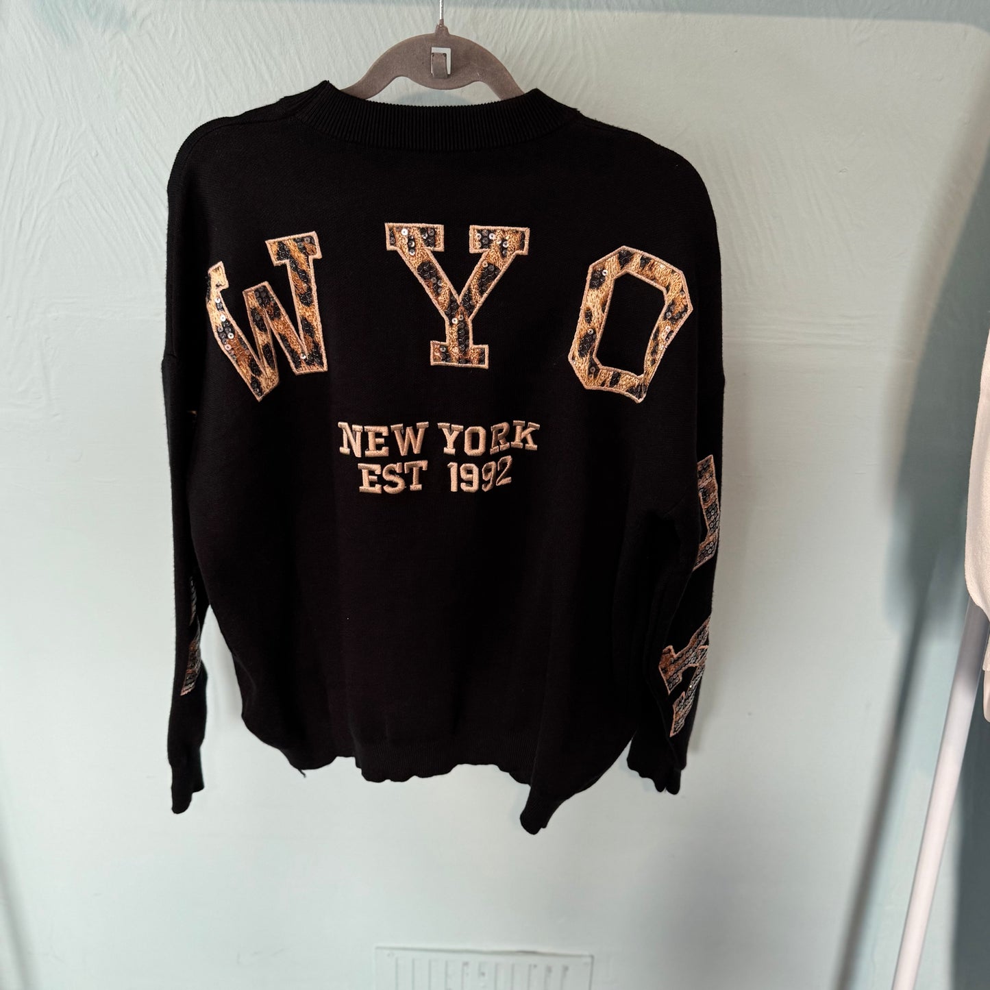 Destiny - Leopard Print New York Jumper.