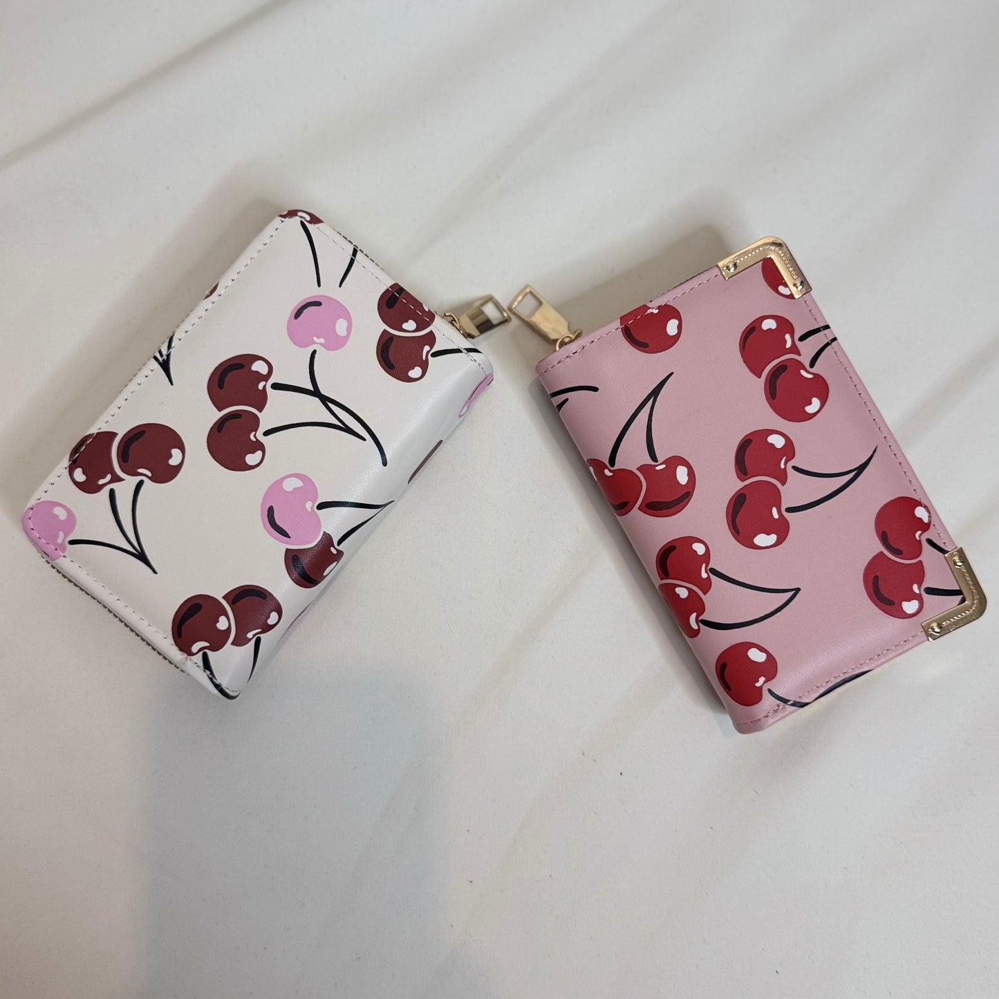 Cherry Purse With Gold Hardware