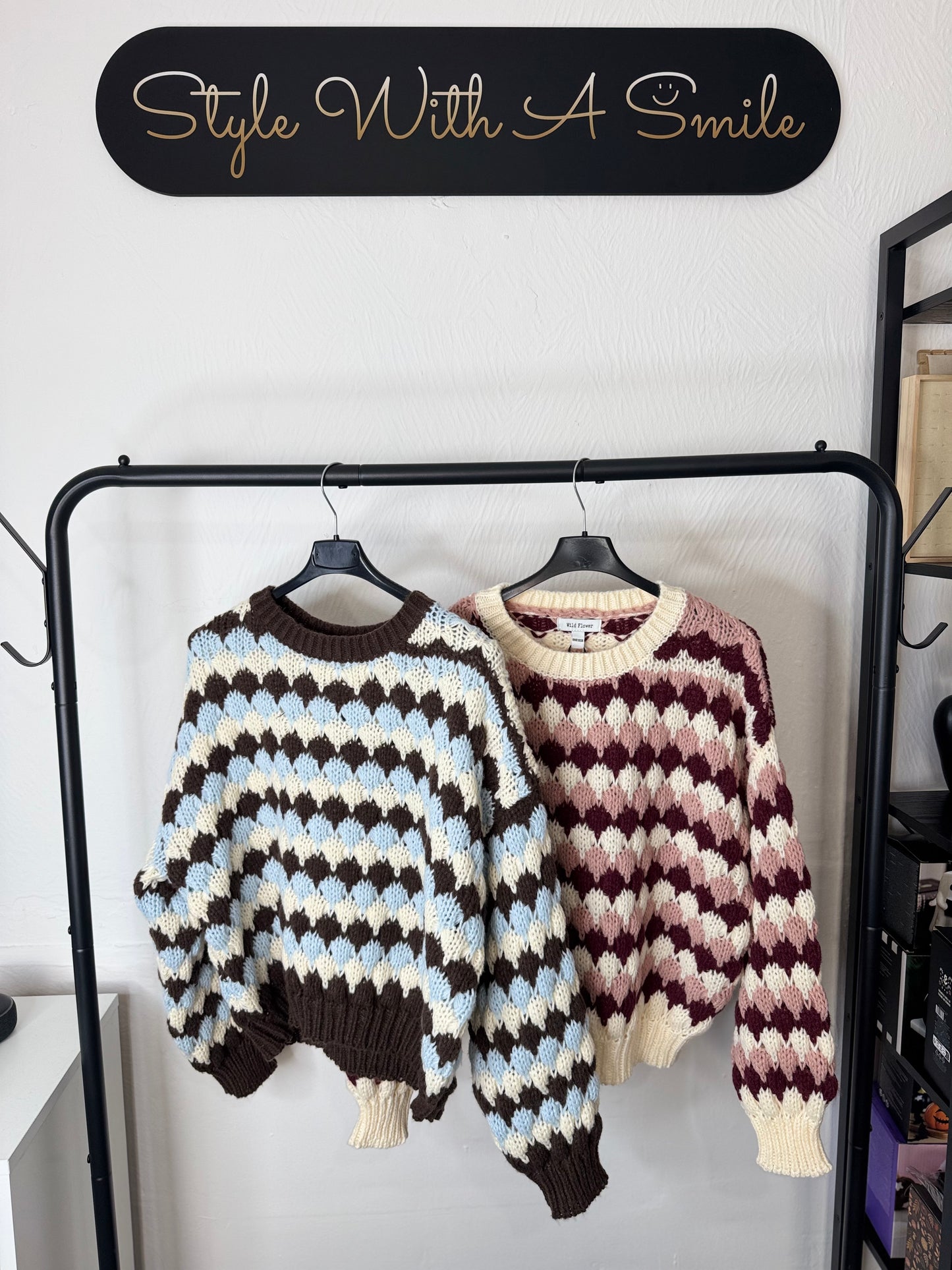 Lainey - Multicoloured Colour Block Jumper