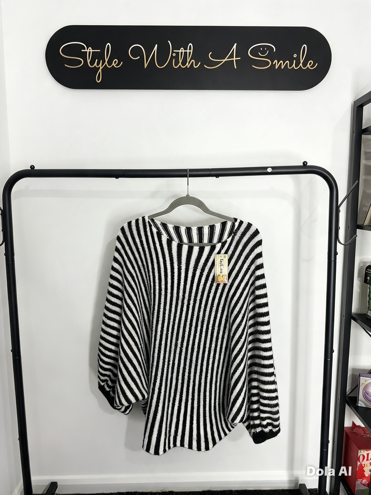 Addison - Stripe Oversized Jumper