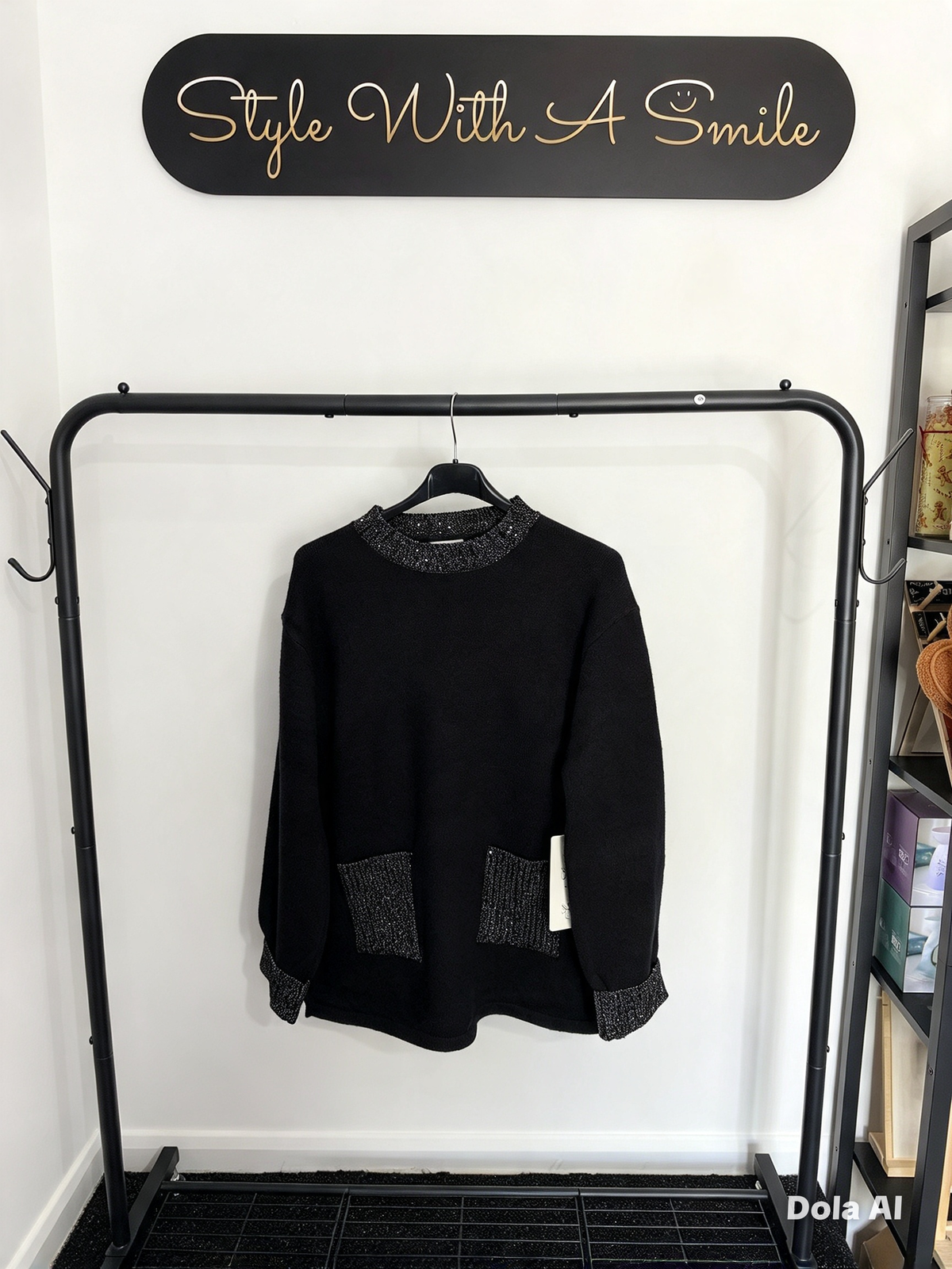 Suki - Sparkle Jumper With Pockets