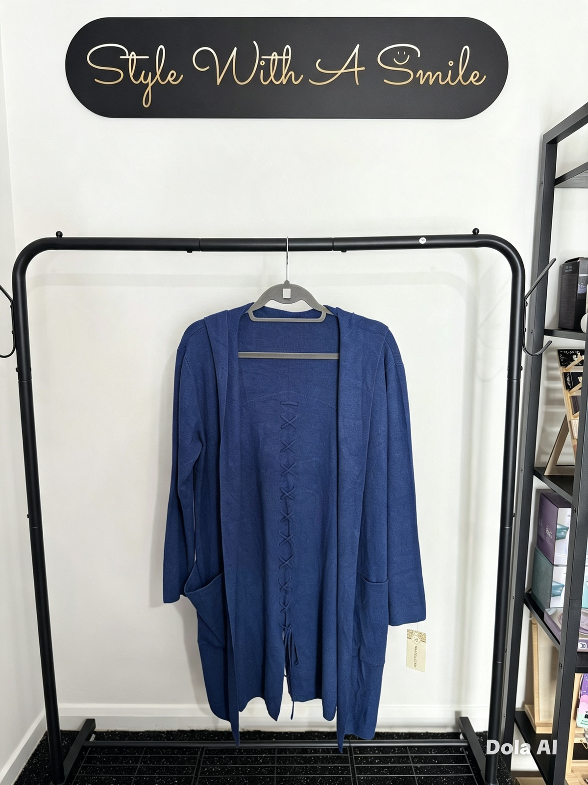 Clarice - Criss Cross Hooded Cardigan