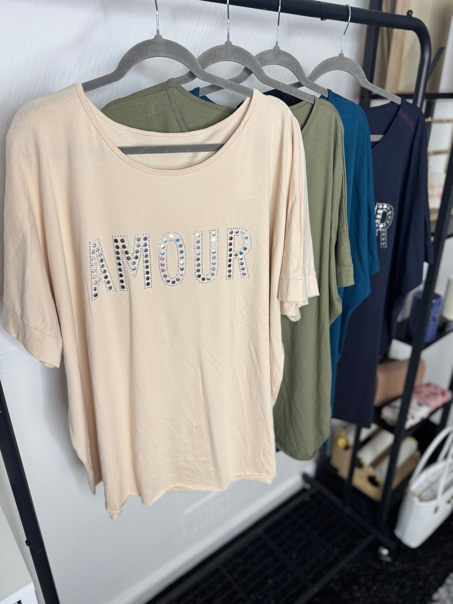 Sophie - Metal Stud Armour T Shirt