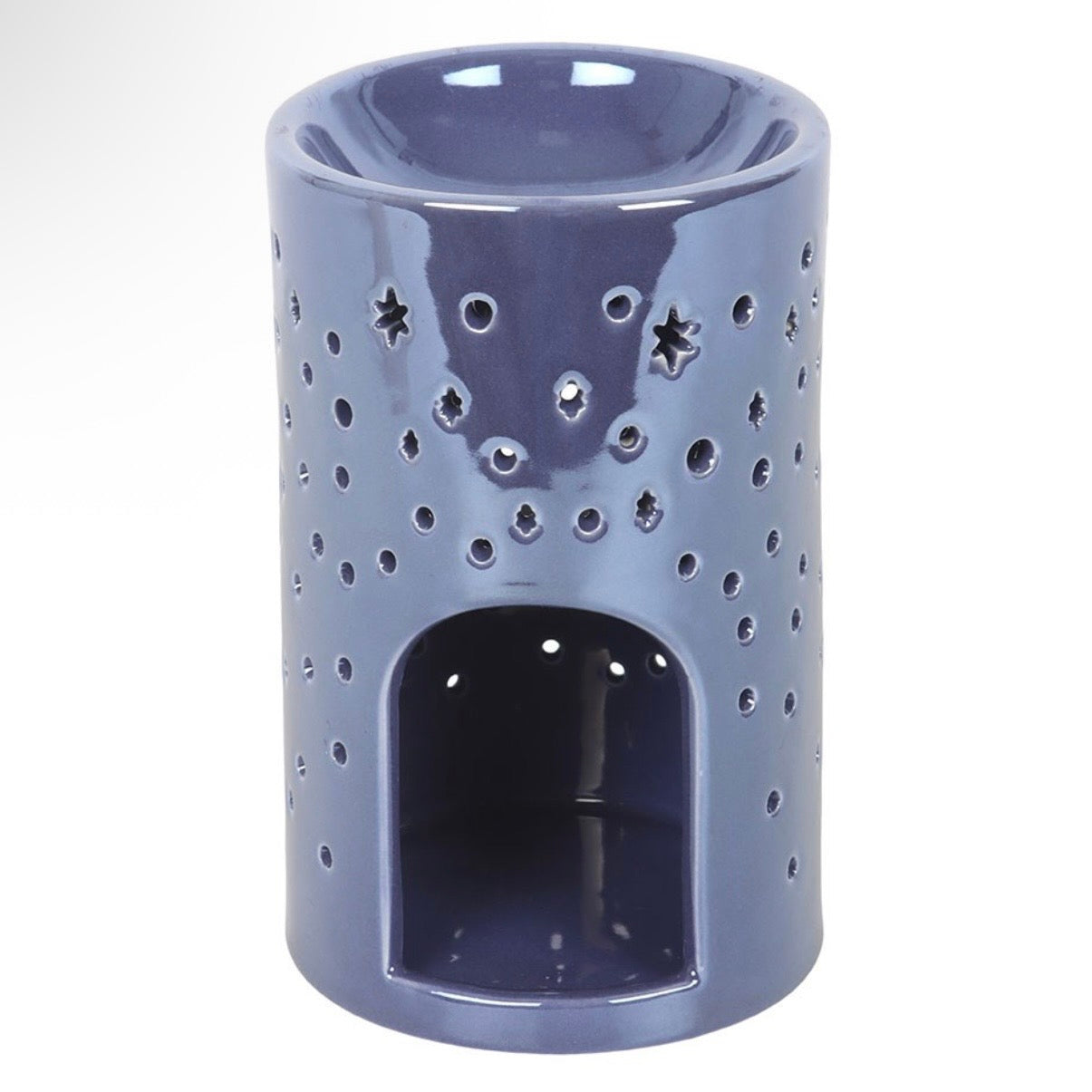 Iridescent Moon Pillar Oil Burner & Wax Warmer