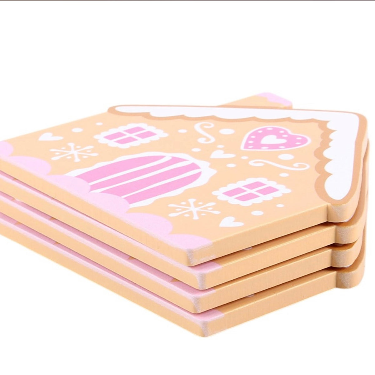 Gingerbread House Coaster Set
