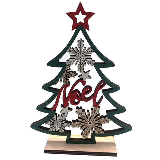 Noel Christmas Wooden Ornament