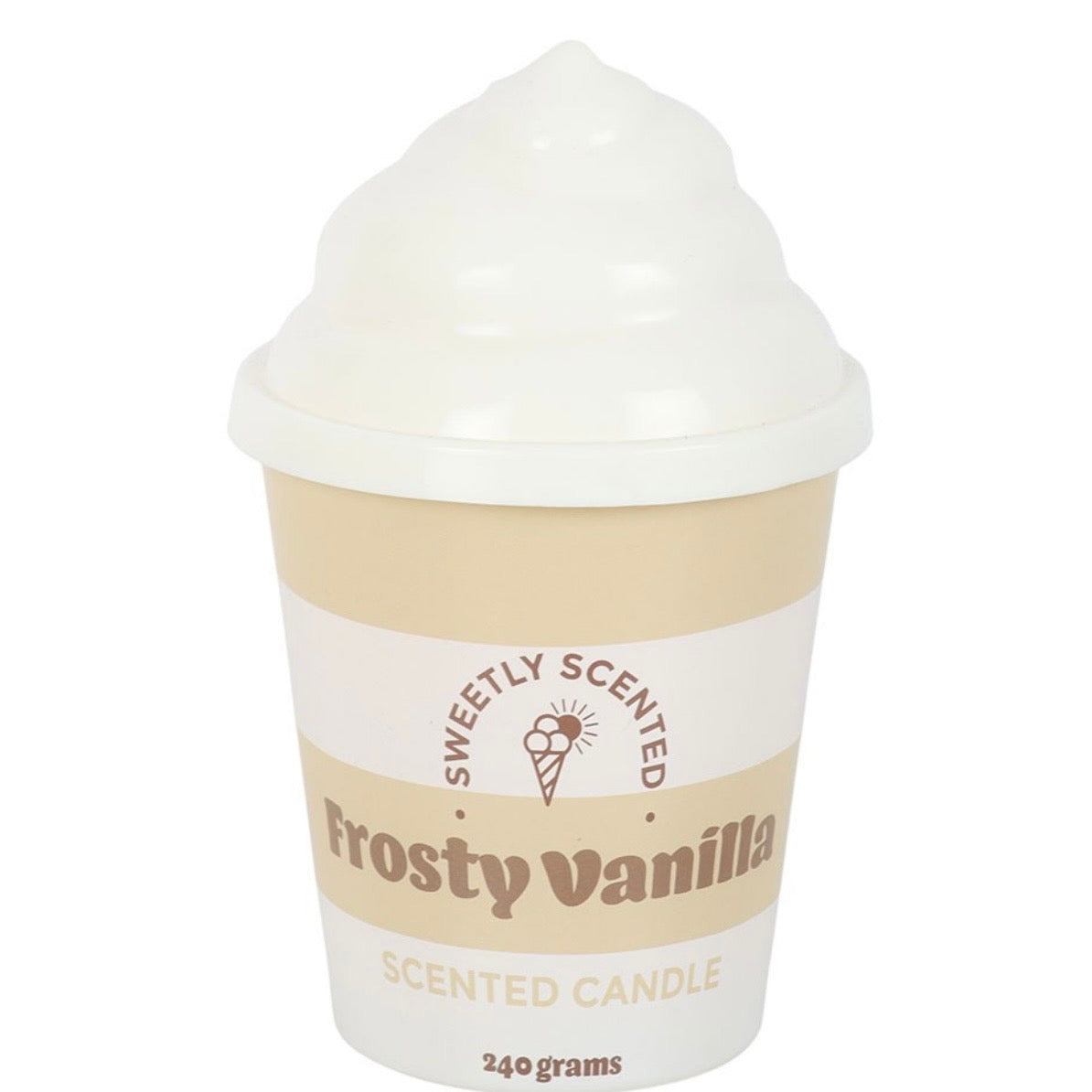 Frosty Vanilla Ice Cream Scented Candle