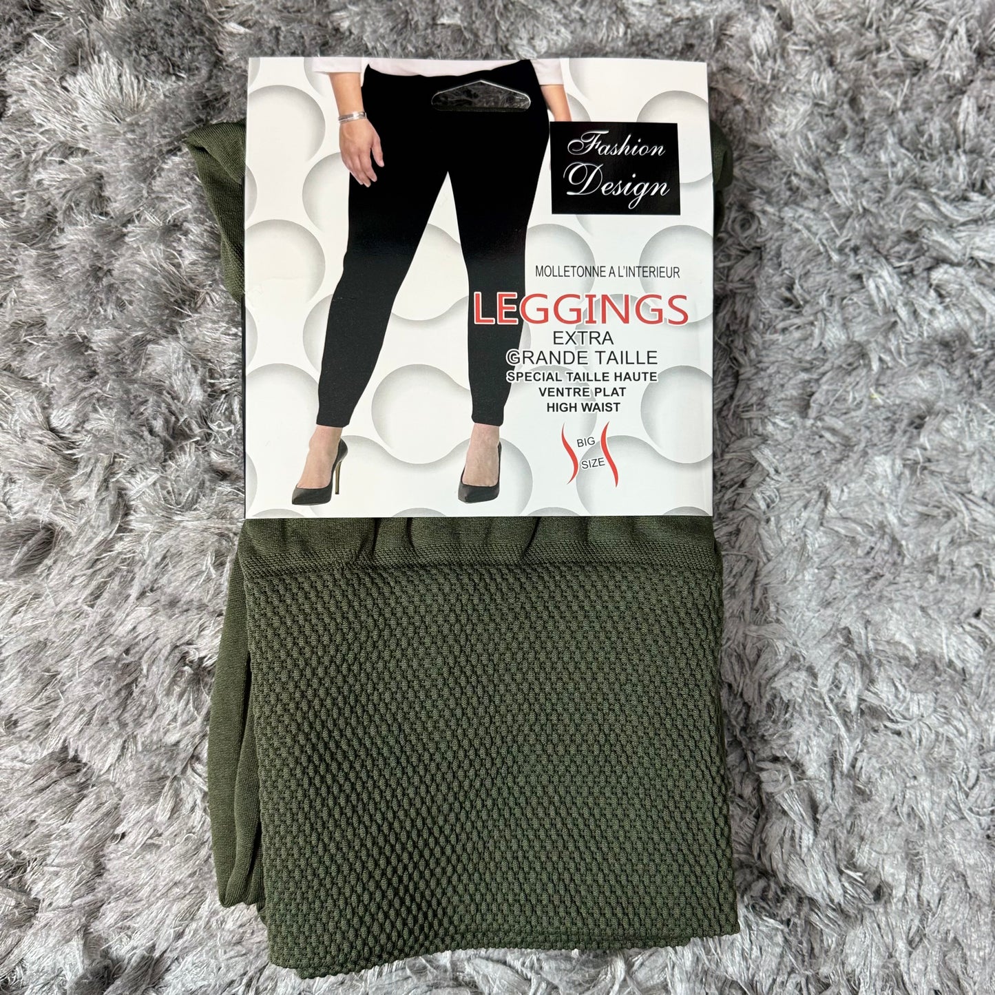 Ray - Fleeced Lined Leggings -  Womenswear Bottom Basic Everyday Stretchy.