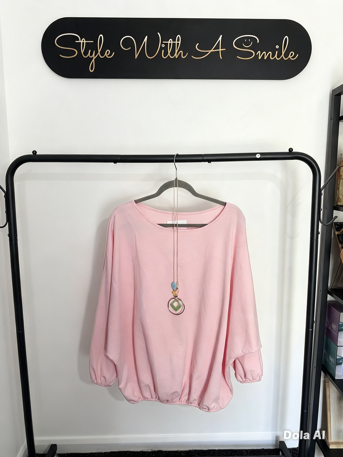 Henrietta - Long Sleeve Bubble Cotton Tee