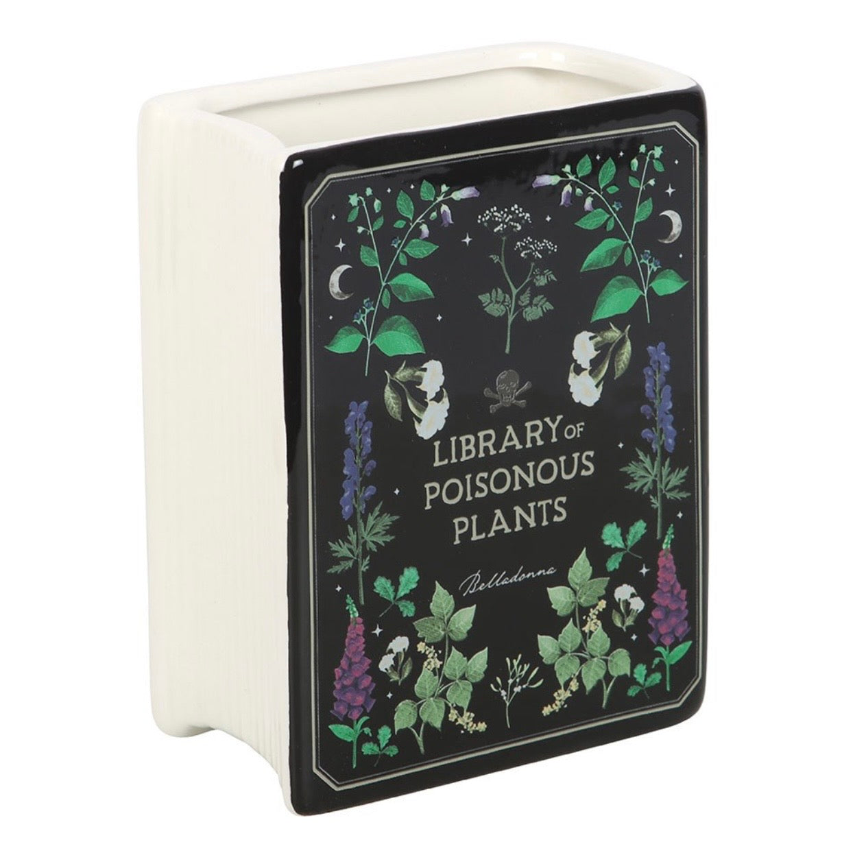 Poisonous Plants Book Shaped Vase