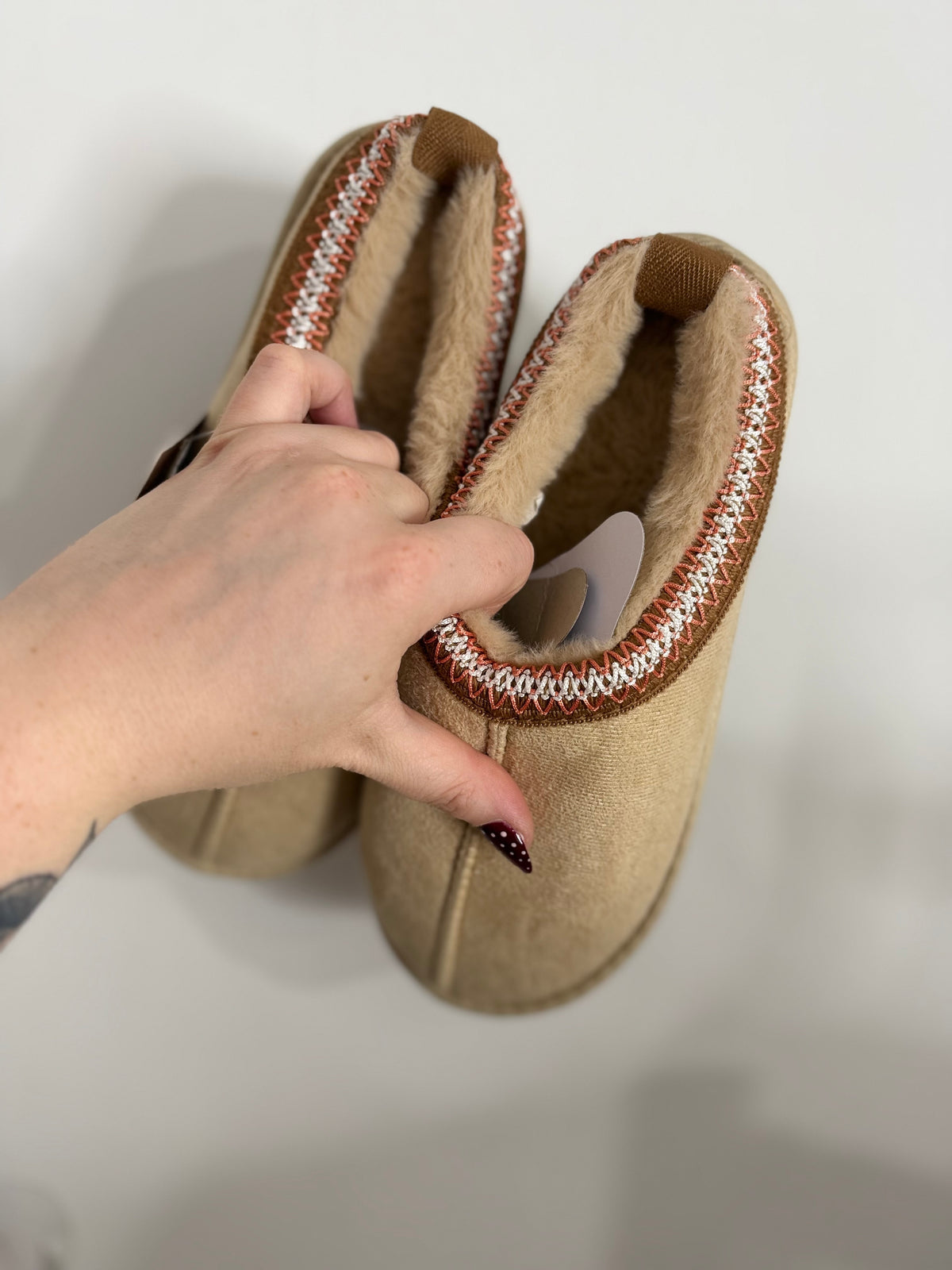 Flat formed UGG Style Slippers