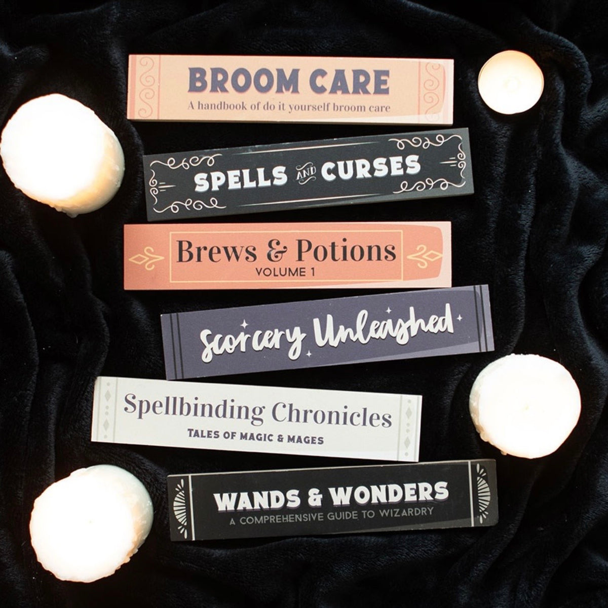 Halloween Book Block Signs