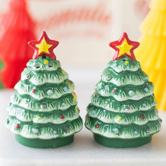 Nostalgic Christmas Tree Salt & Pepper Shakers