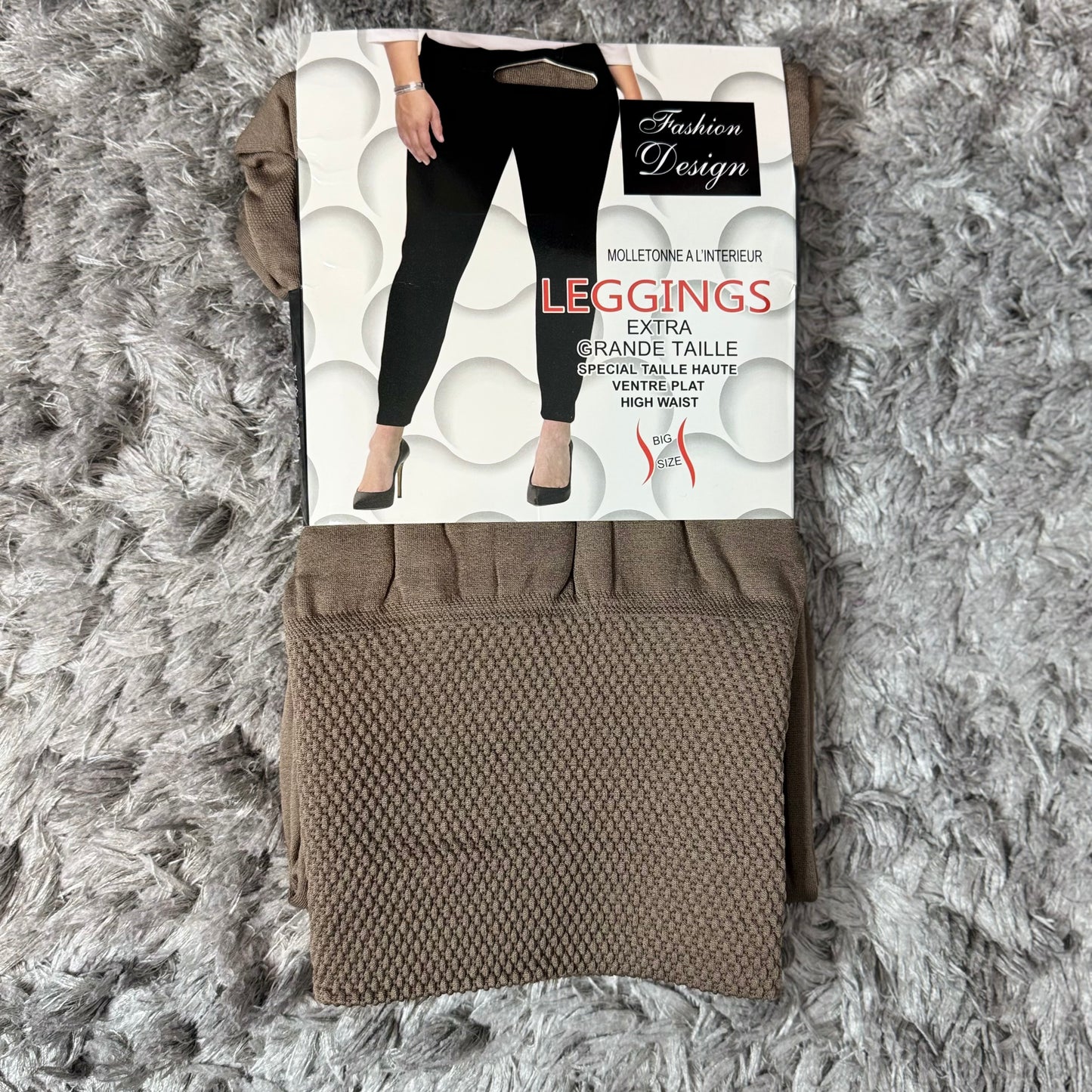 Ray - Fleeced Lined Leggings -  Womenswear Bottom Basic Everyday Stretchy.